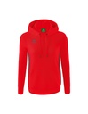 Essential Team sweatshirt met capuchon rood/slate grey Dames